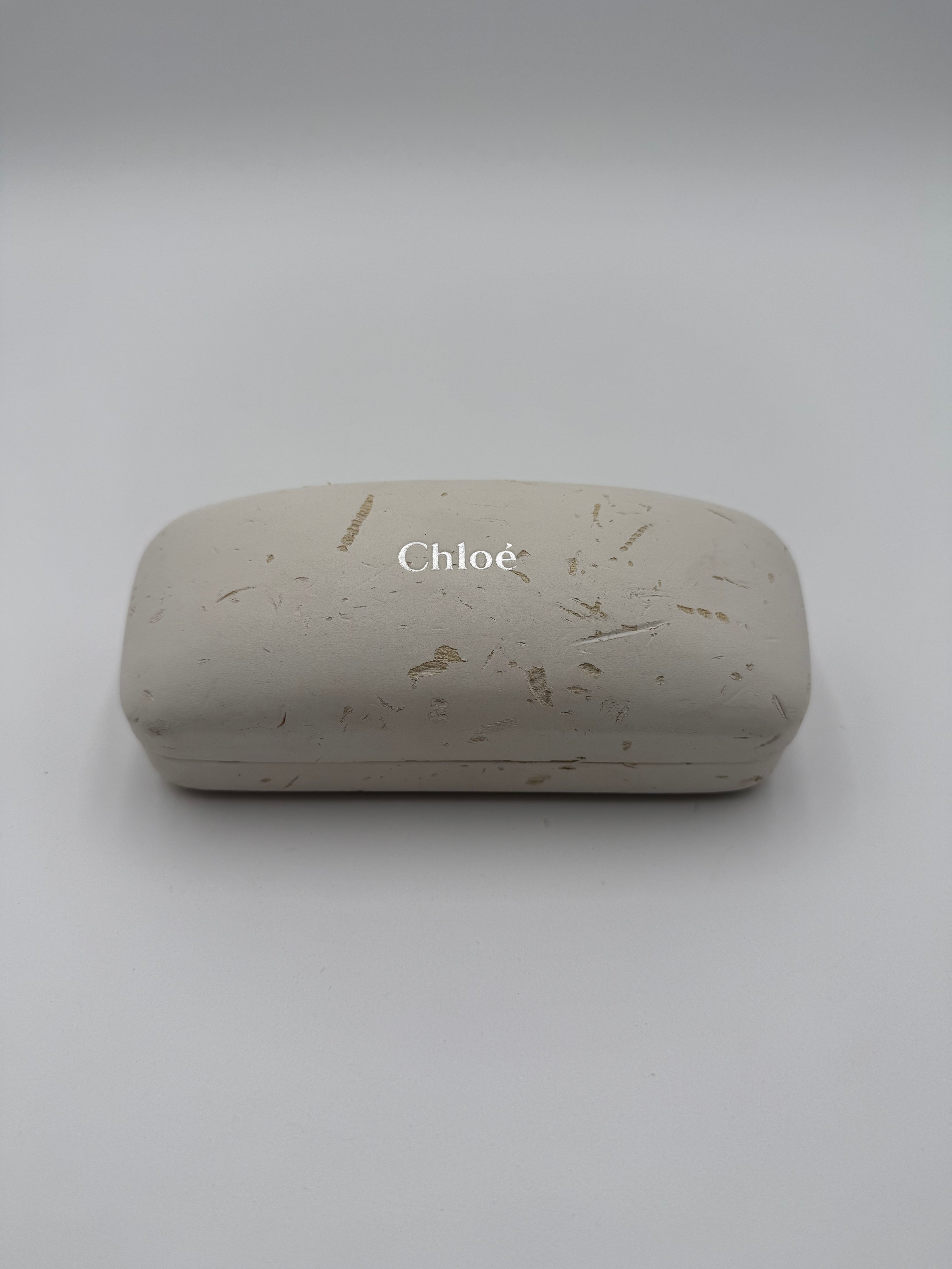 Occhiali da Sole Vintage Chloé – Oversize Translucido con Profilo Blu