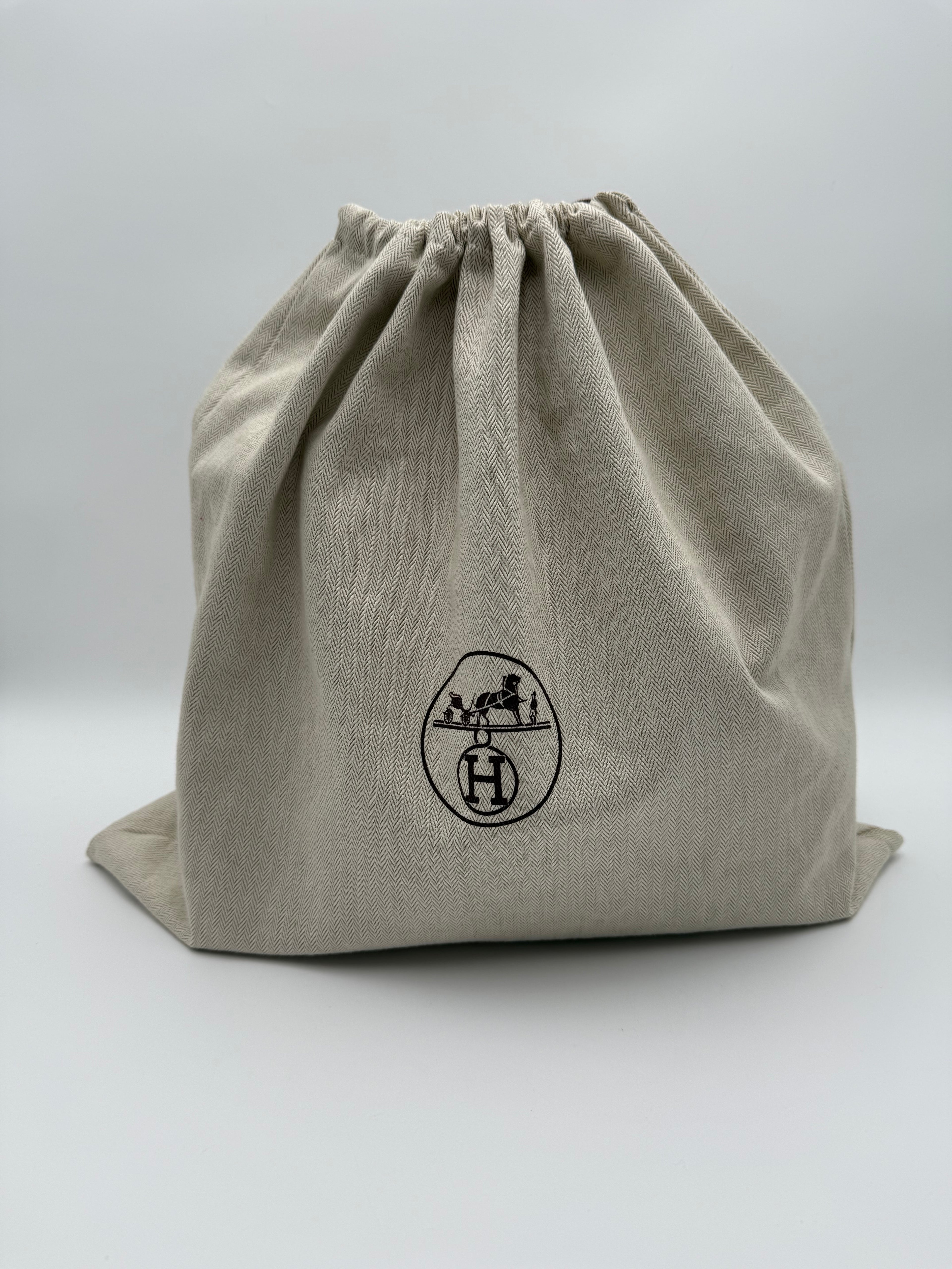 Borsa Hermès kelly Lakis 32 Vintage in Pelle Box e Tela Toile Nera