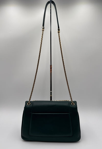 Bulgari Serpenti Borsa Reverse in Pelle di Vitello Smeraldo