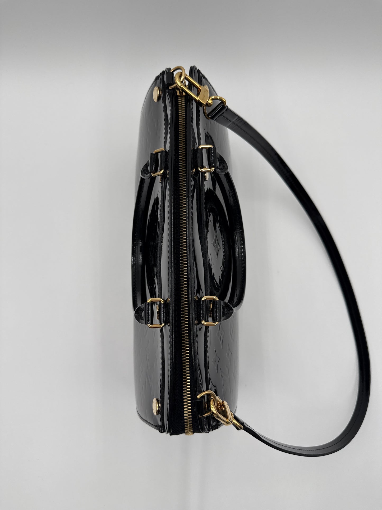 Louis Vuitton Borsa Brea MM Vernice Nera