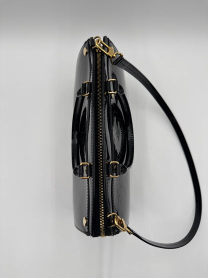 Louis Vuitton Borsa Brea MM Vernice Nera