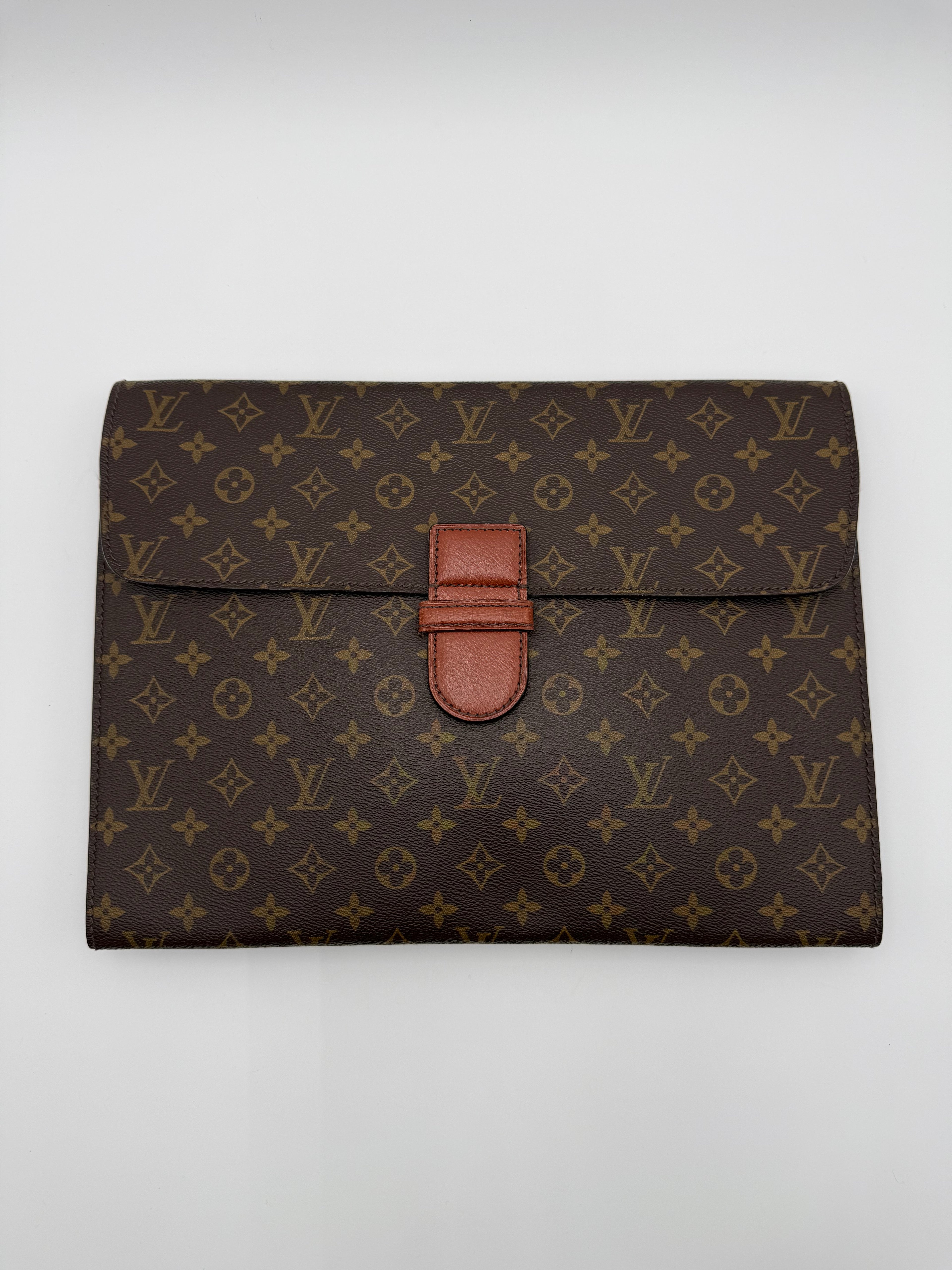 Louis Vuitton Cartella Ministre Busta Vintage in Tela Monogram