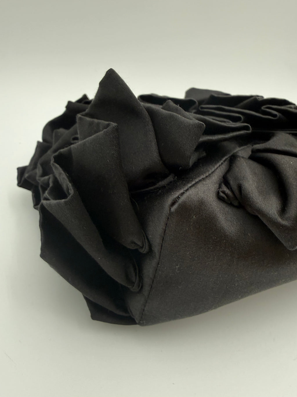 Pochette Dries Van Noten in Tessuto Tecnico Plissettato - Nero