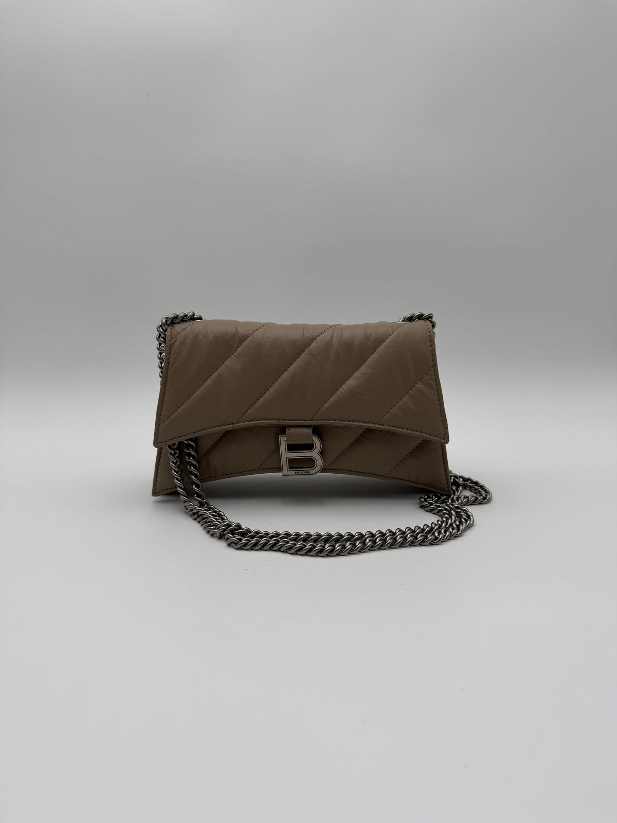 Balenciaga Borsa a Tracolla Crush mini In Pelle di Agnello increspata