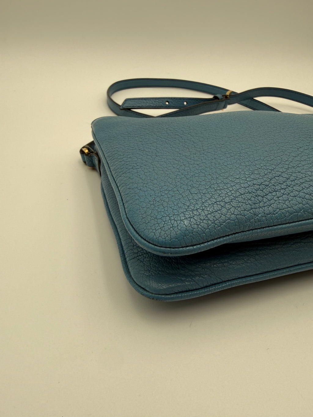 Borsa tracolla Miumiu in pelle Madras Color Mare