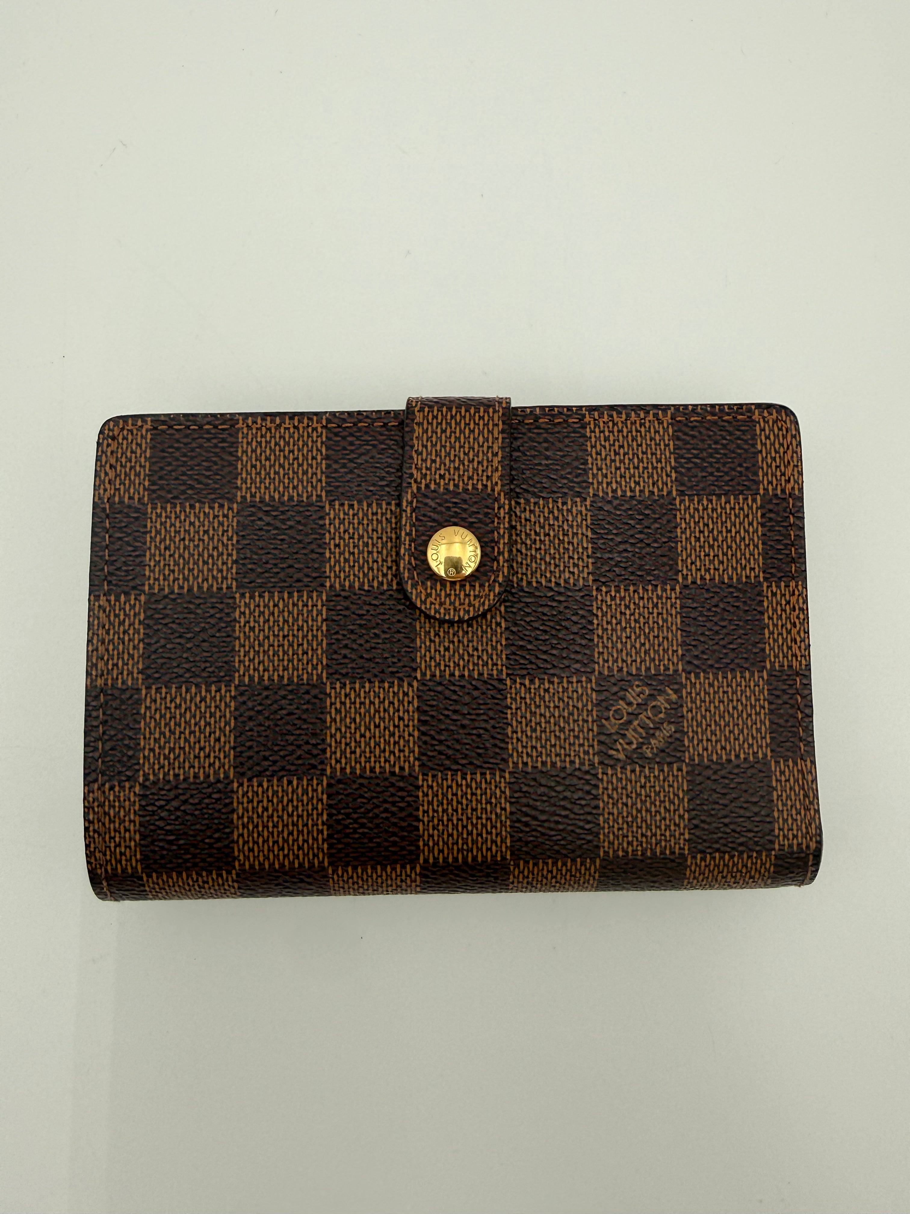 Louis Vuitton portafoglio in tela Damier Ebene