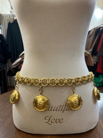 Cintura Emilio Pucci in metallo dorato