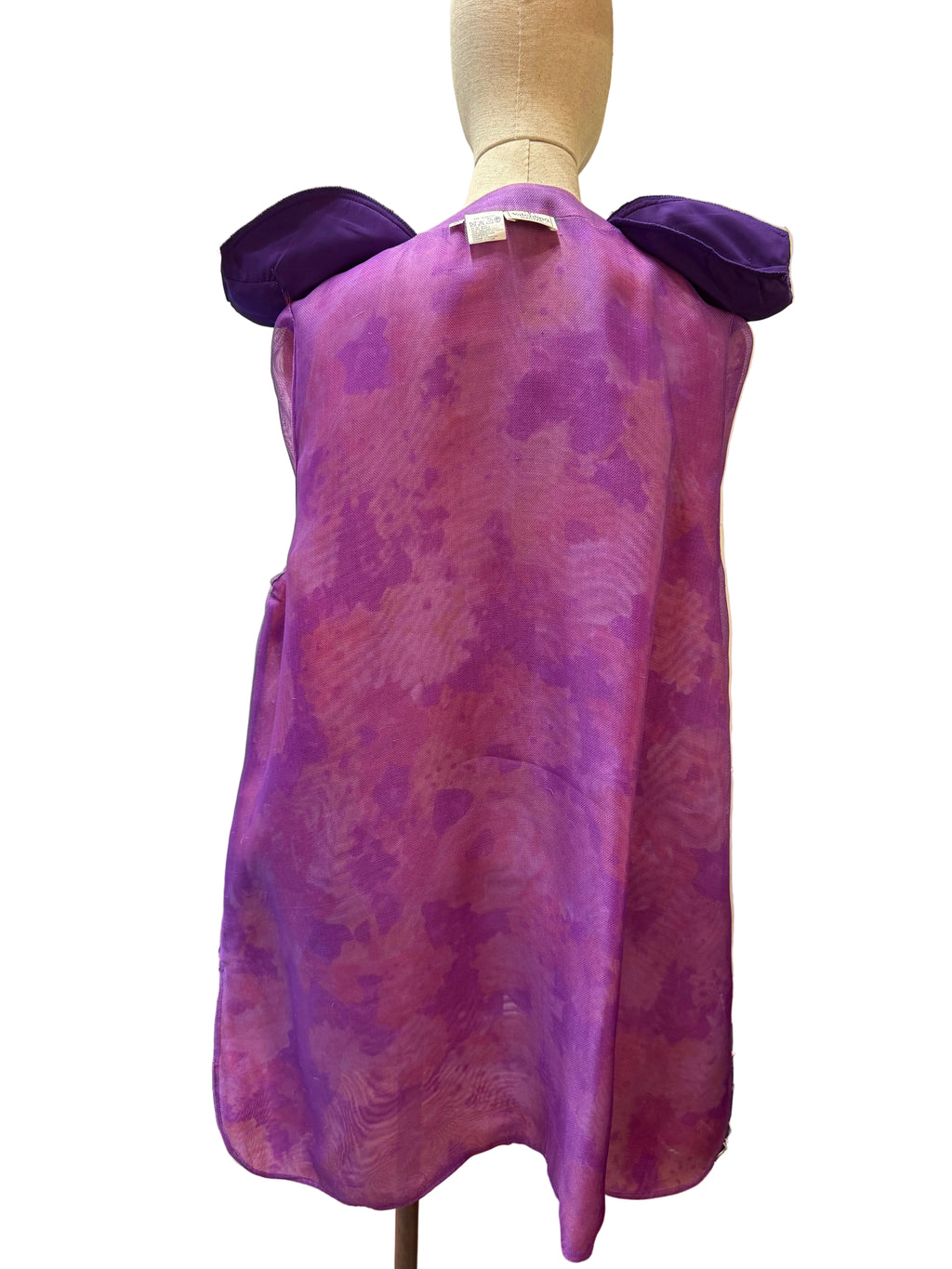 Valentino Boutique Cappotto Vintage Lino e Seta Floreale