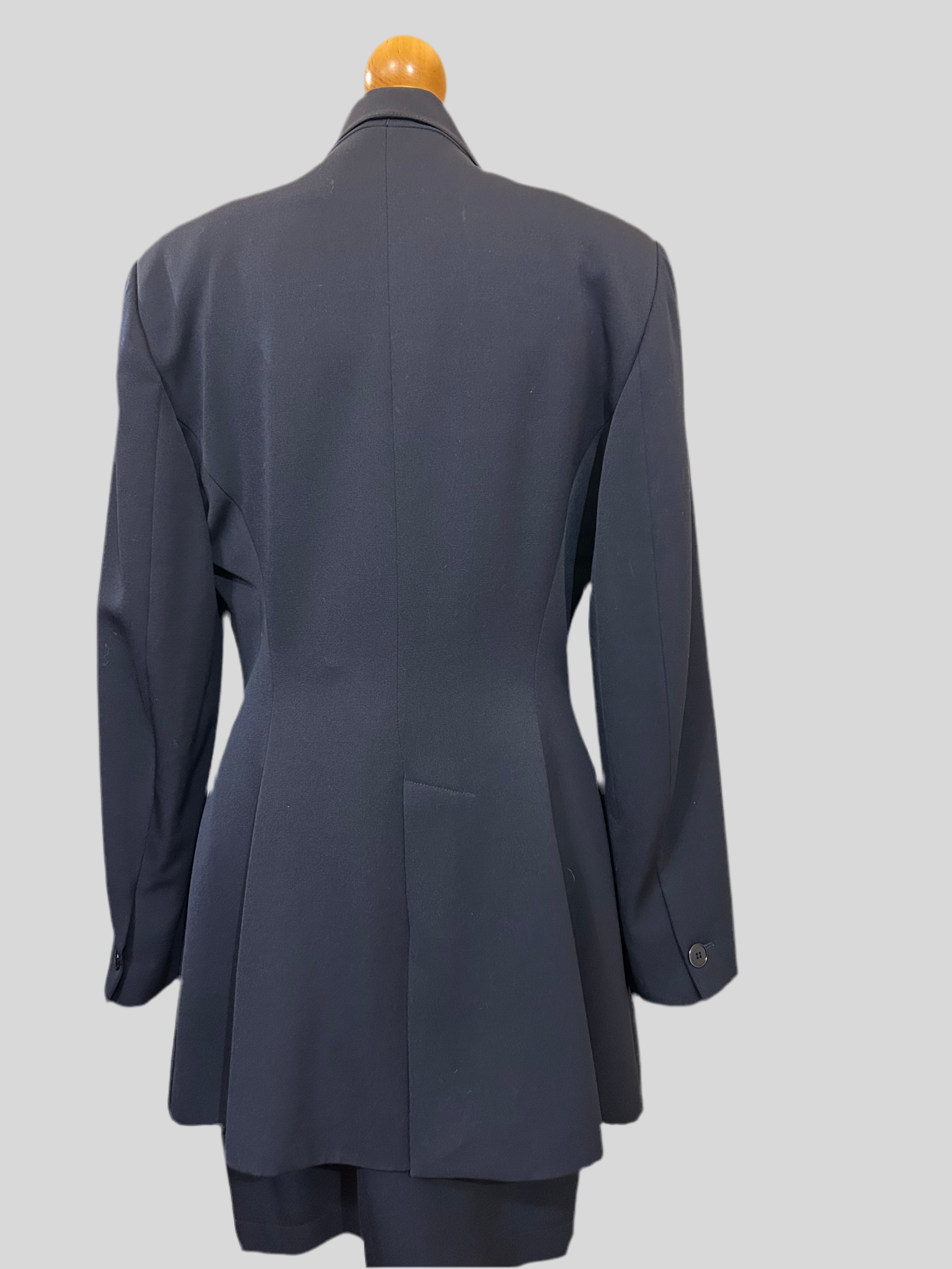 ALAÏA Tailleur in Lana Blu Scuro ALAÏA