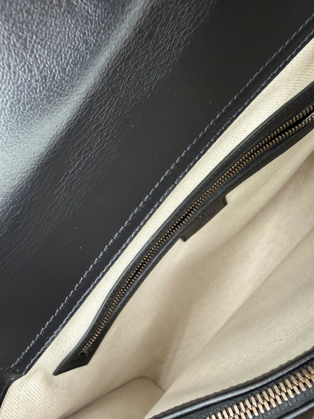 Gucci Diana in Velluto e Pelle a Rombi Nero e Grigio - Mercatino di Ninni