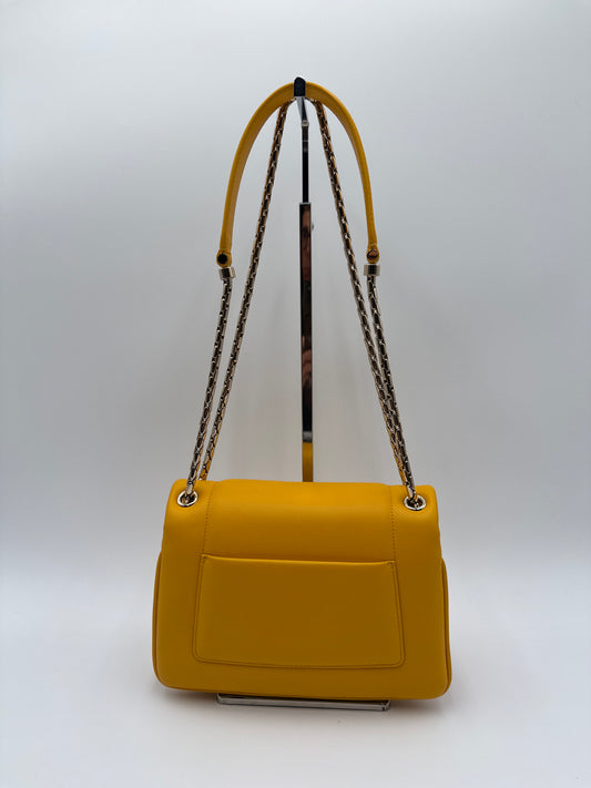 Bulgari Borsa Serpenti Reverse Mini in Pelle Gialla