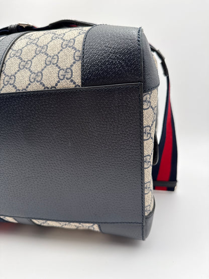 Gucci Savoy Borsone viaggio Tela Supreme GG