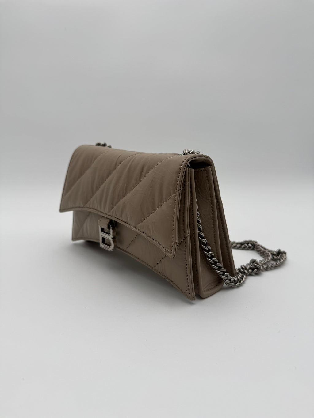 Balenciaga Borsa a Tracolla Crush mini In Pelle di Agnello increspata