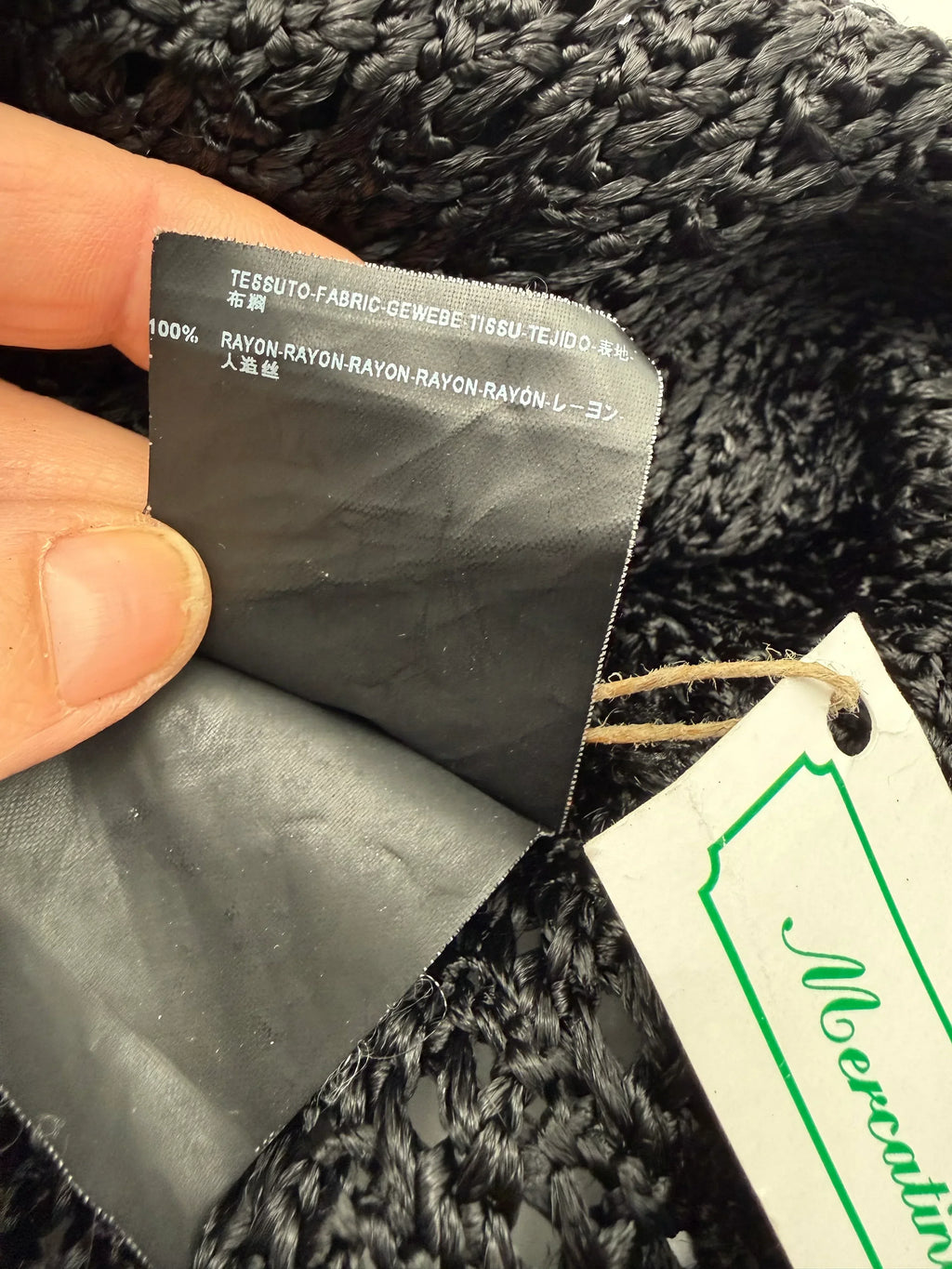 Balenciaga-Cardigan-in-Maglia-di-Rayon-Nera-Mercatino-di-Ninni-70859641454941 - Mercatino di Ninni