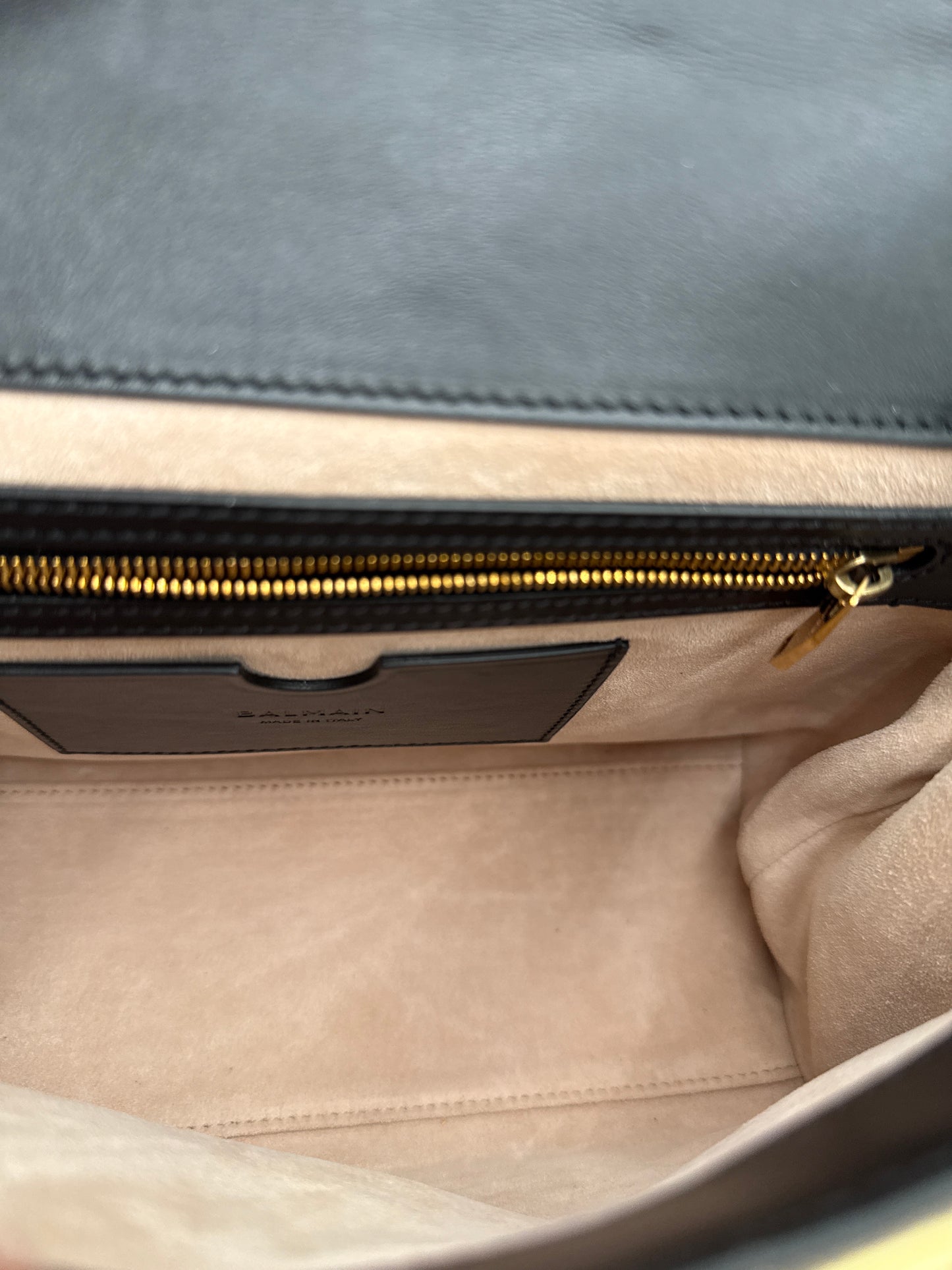 Balmain B-Buzz Borsa in Pelle Oro Metatallizzata - Mercatino di Ninni