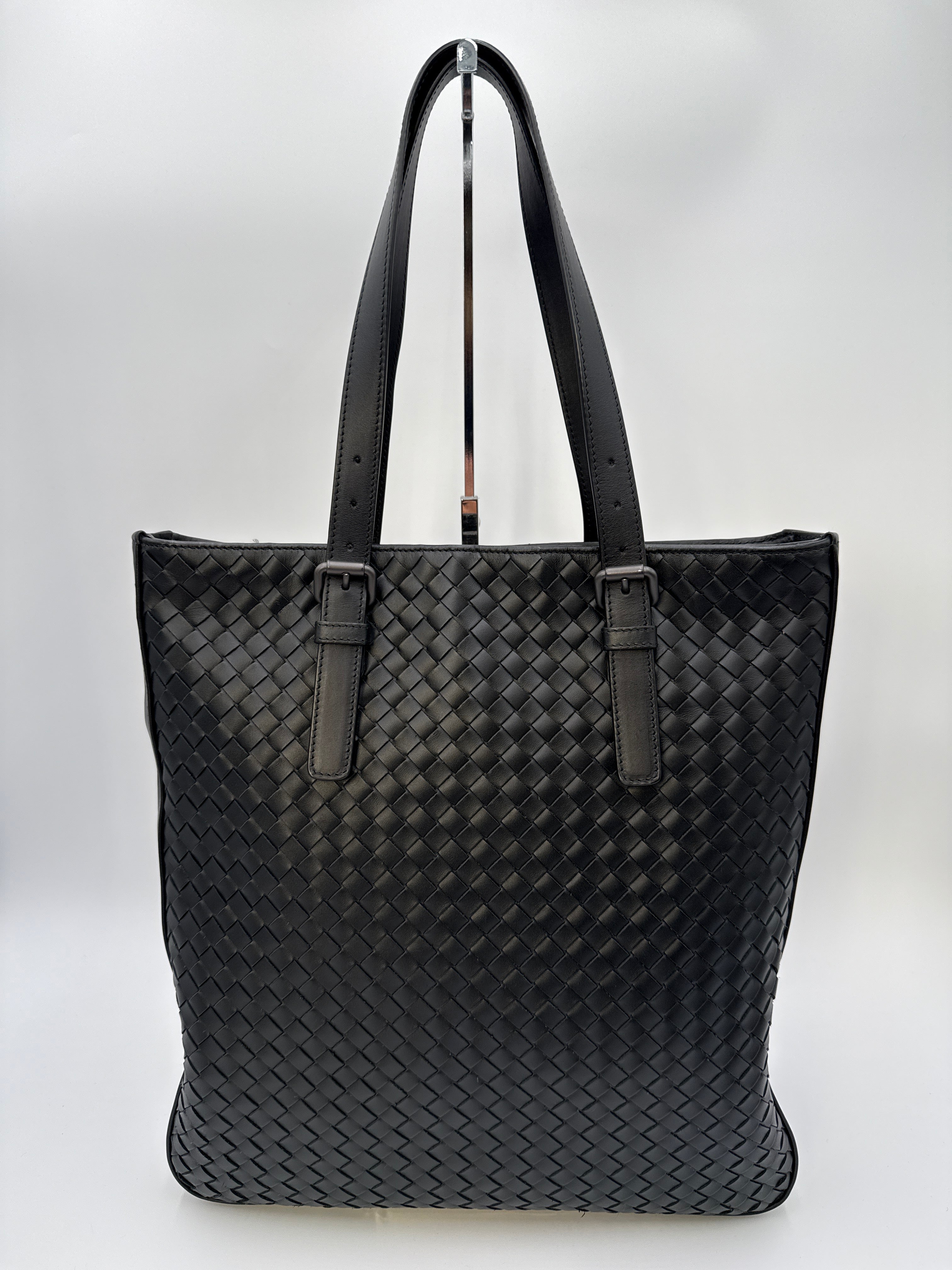Bottega Veneta Borsa Tote in Pelle Nera Bottega Veneta