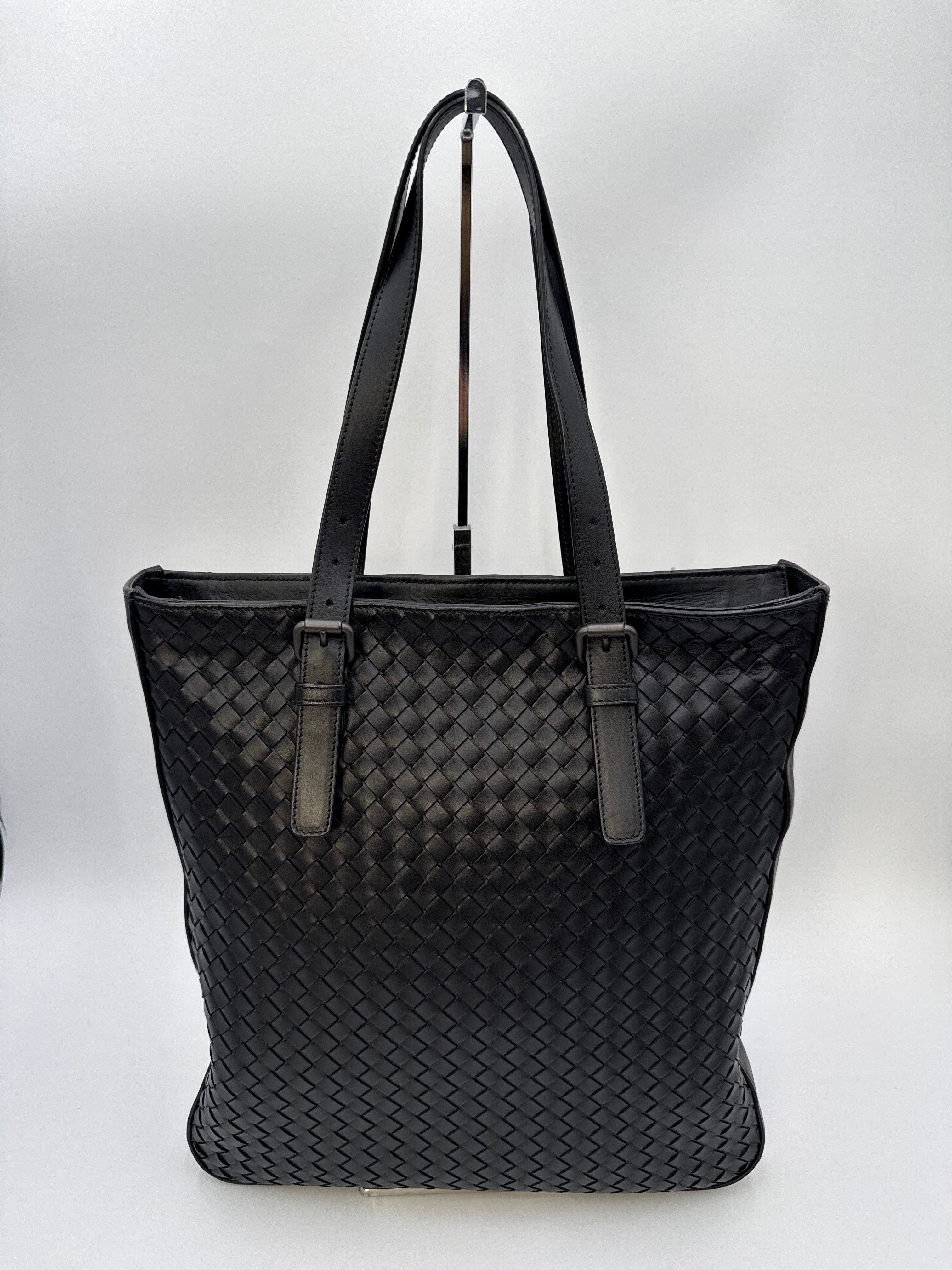 Bottega Veneta Borsa Tote in Pelle Nera Bottega Veneta
