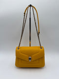 Bulgari Serpenti Reverse Mini Borsa  in Pelle Gialla Bulgari