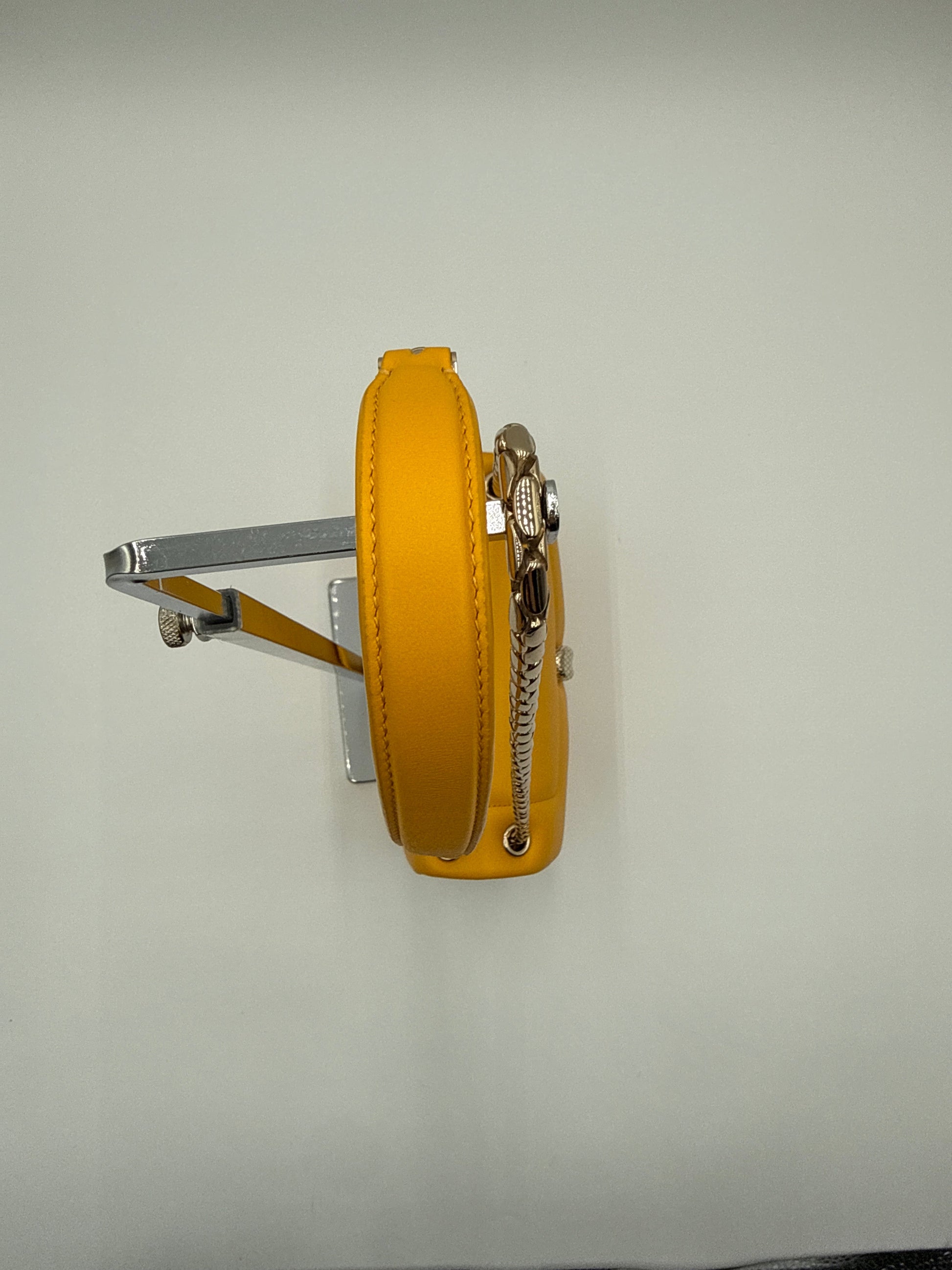 Bulgari Serpenti Reverse Mini Borsa  in Pelle Gialla Bulgari