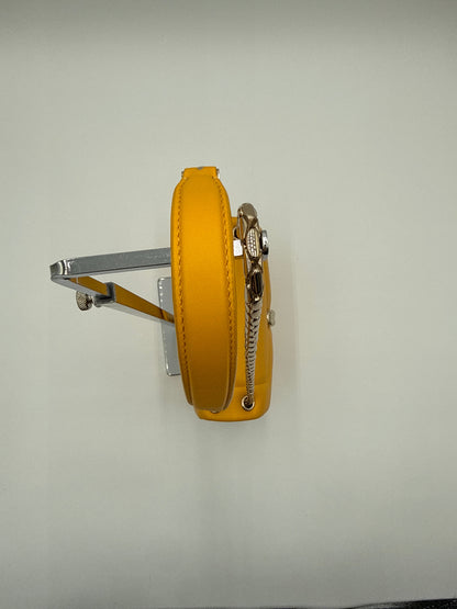 Bulgari Serpenti Reverse Mini Borsa  in Pelle Gialla Bulgari