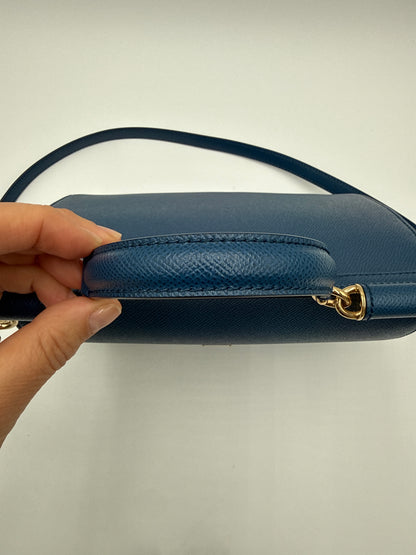 Borsa Sicily Dolce e Gabbana in pelle di vitello Bluette