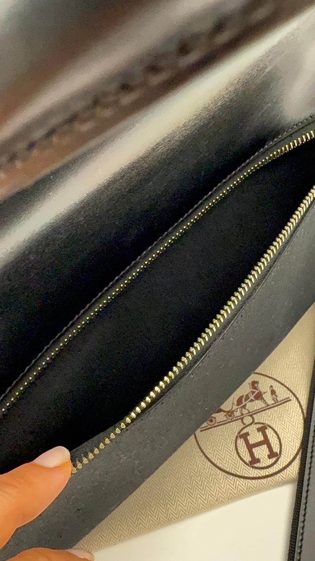 Borsa Hermès kelly Lakis 32 Vintage in Pelle Box e Tela Toile Nera