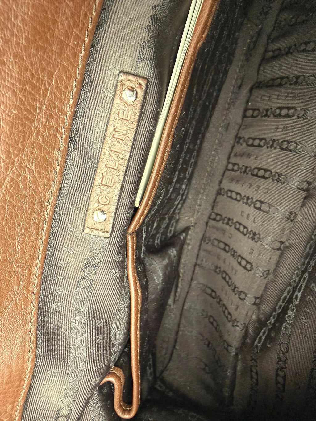 Celine-Borsa-Boogie-in-Pelle-Marrone-Mercatino-di-Ninni-70645866987869 - Mercatino di Ninni