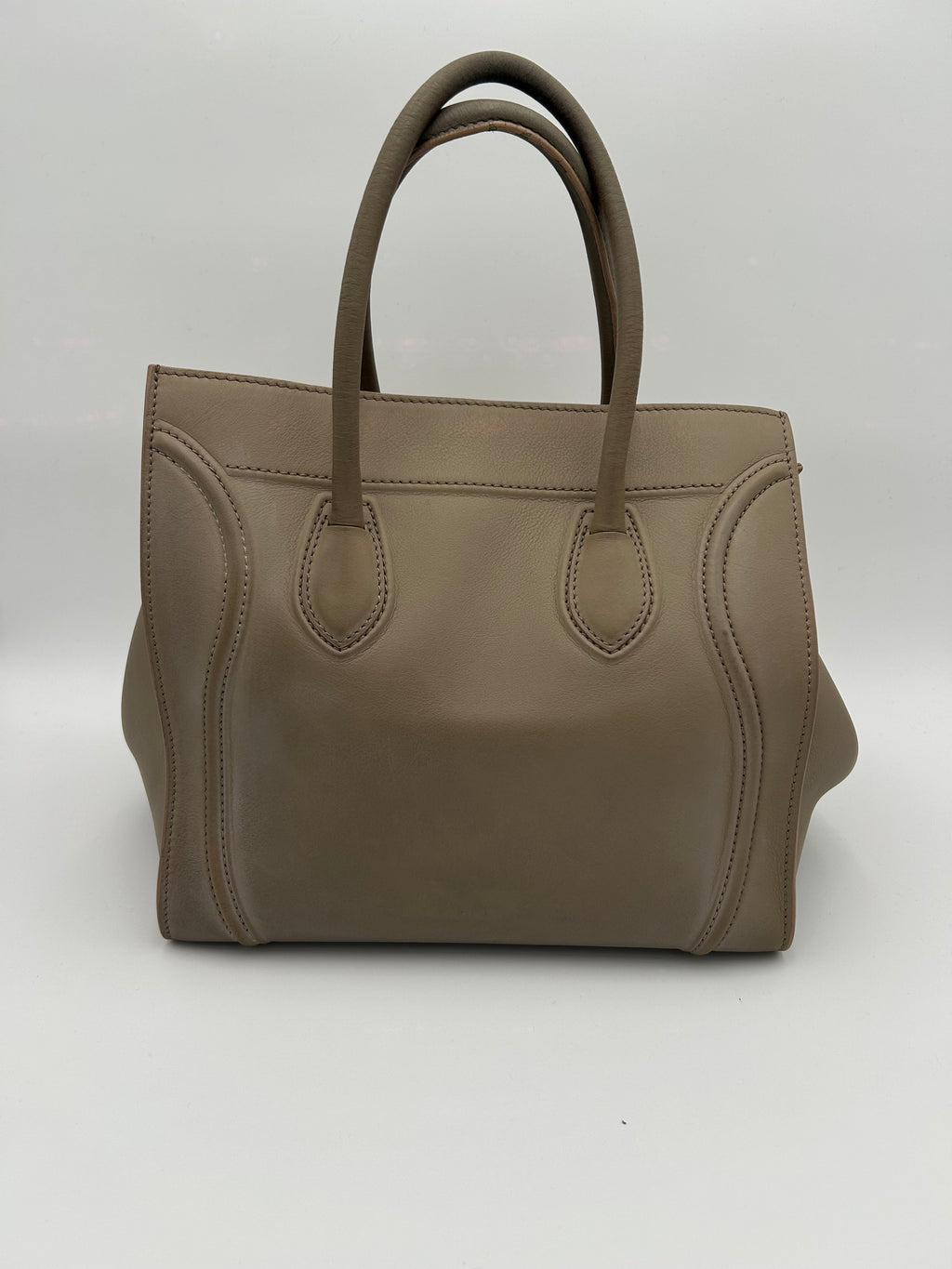 Celine Borsa Phantom in Pelle Grigio Tortora Cèline