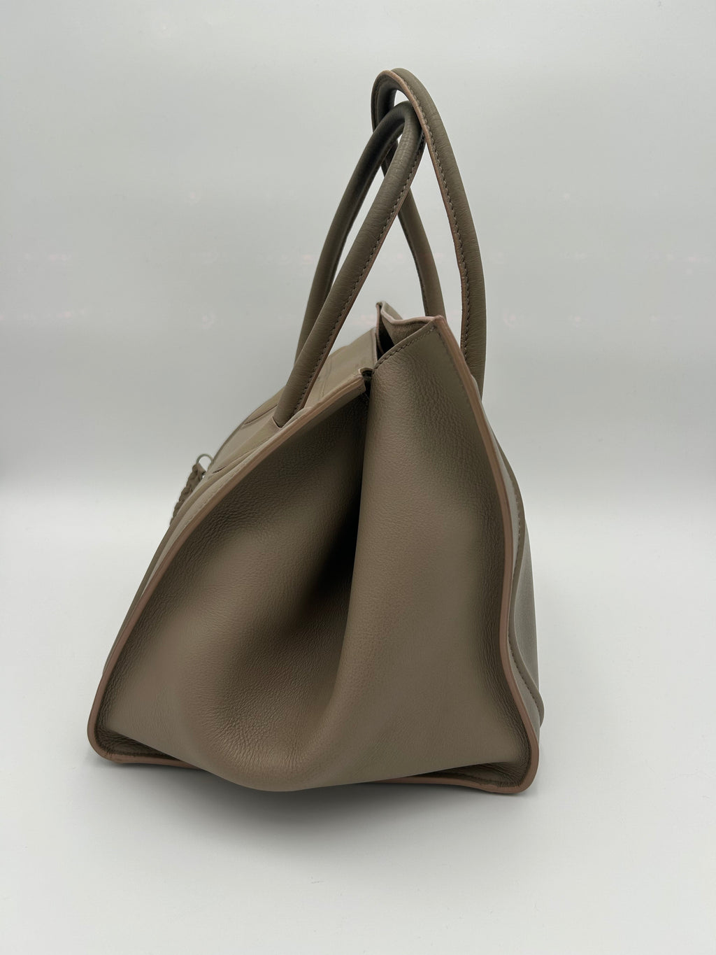 Celine Borsa Phantom in Pelle Grigio Tortora Cèline