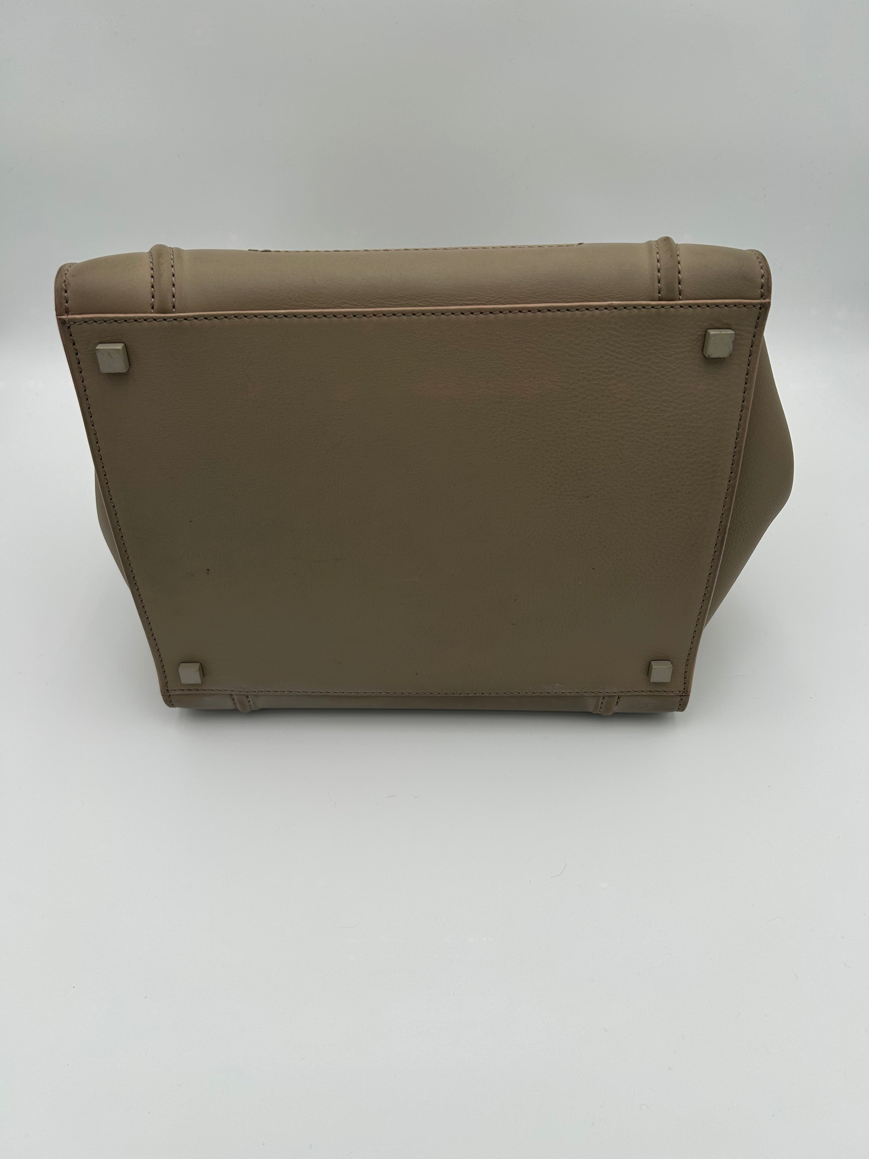 Celine Borsa Phantom in Pelle Grigio Tortora Cèline