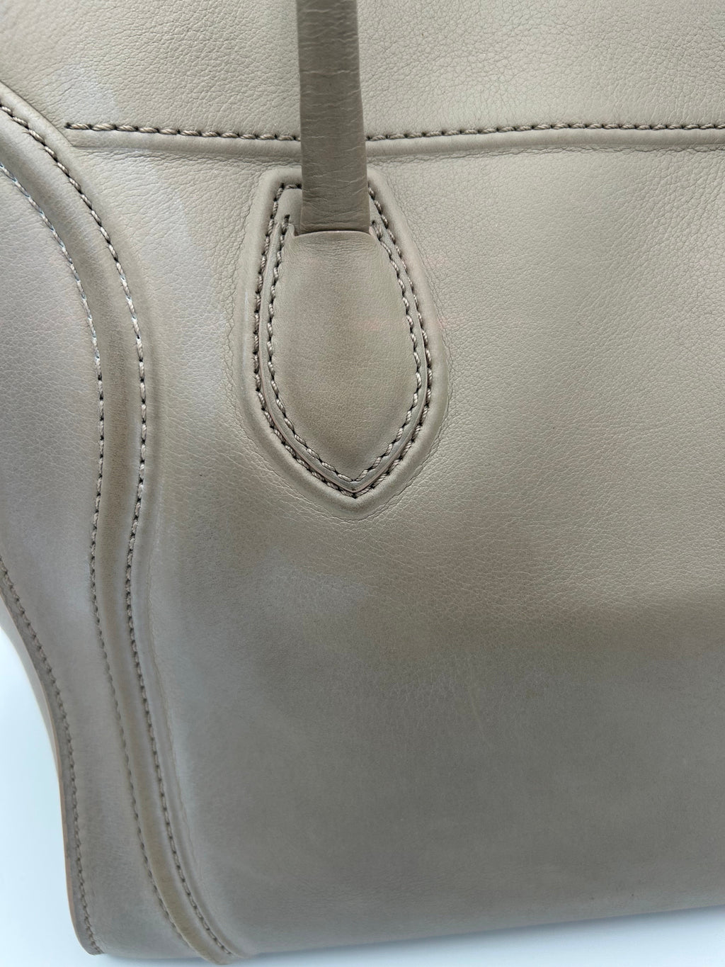 Celine Borsa Phantom in Pelle Grigio Tortora Cèline