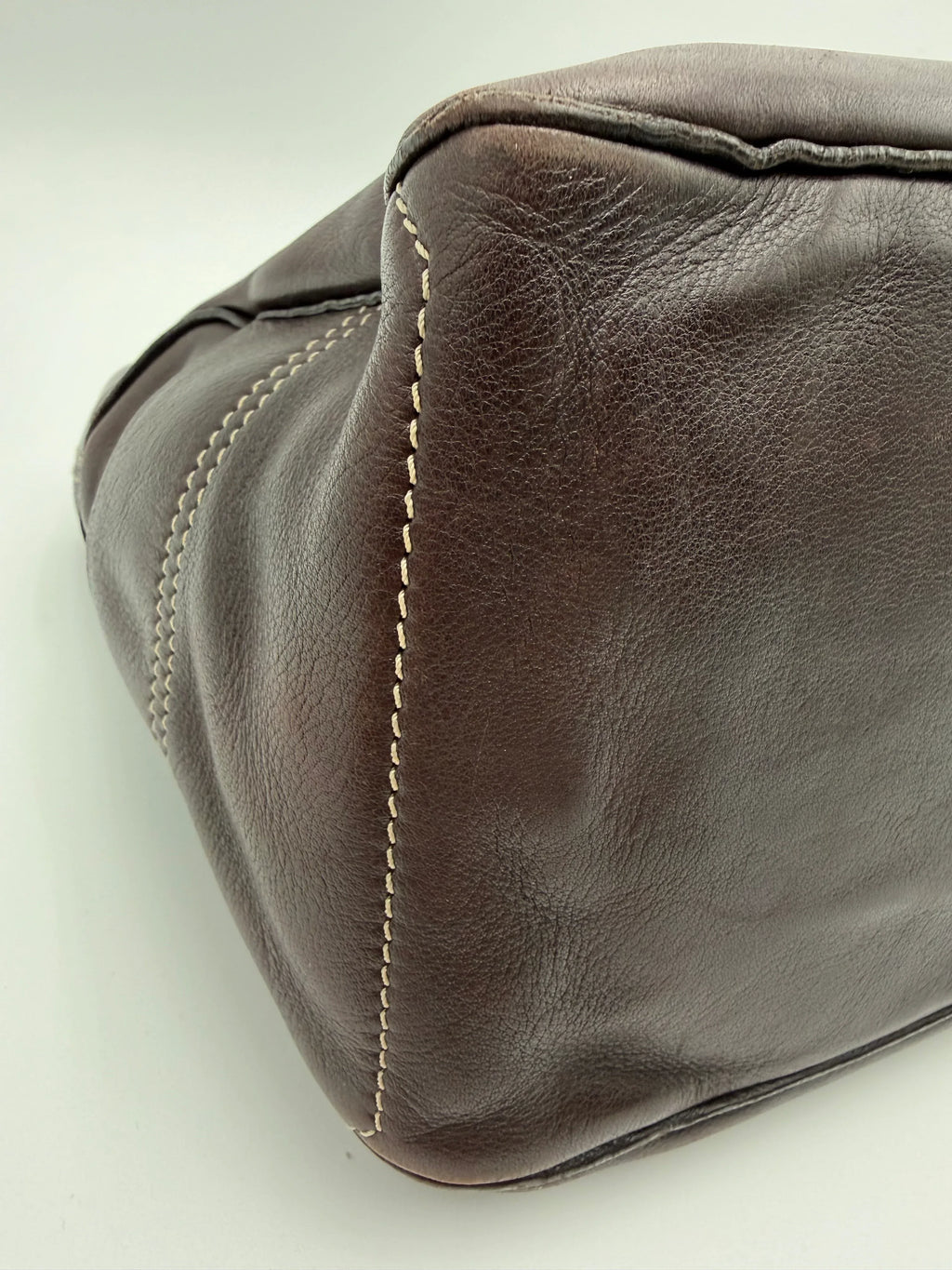 Celine Borsa a Mano Boogie in Pelle Marrone Scuro - Mercatino di Ninni