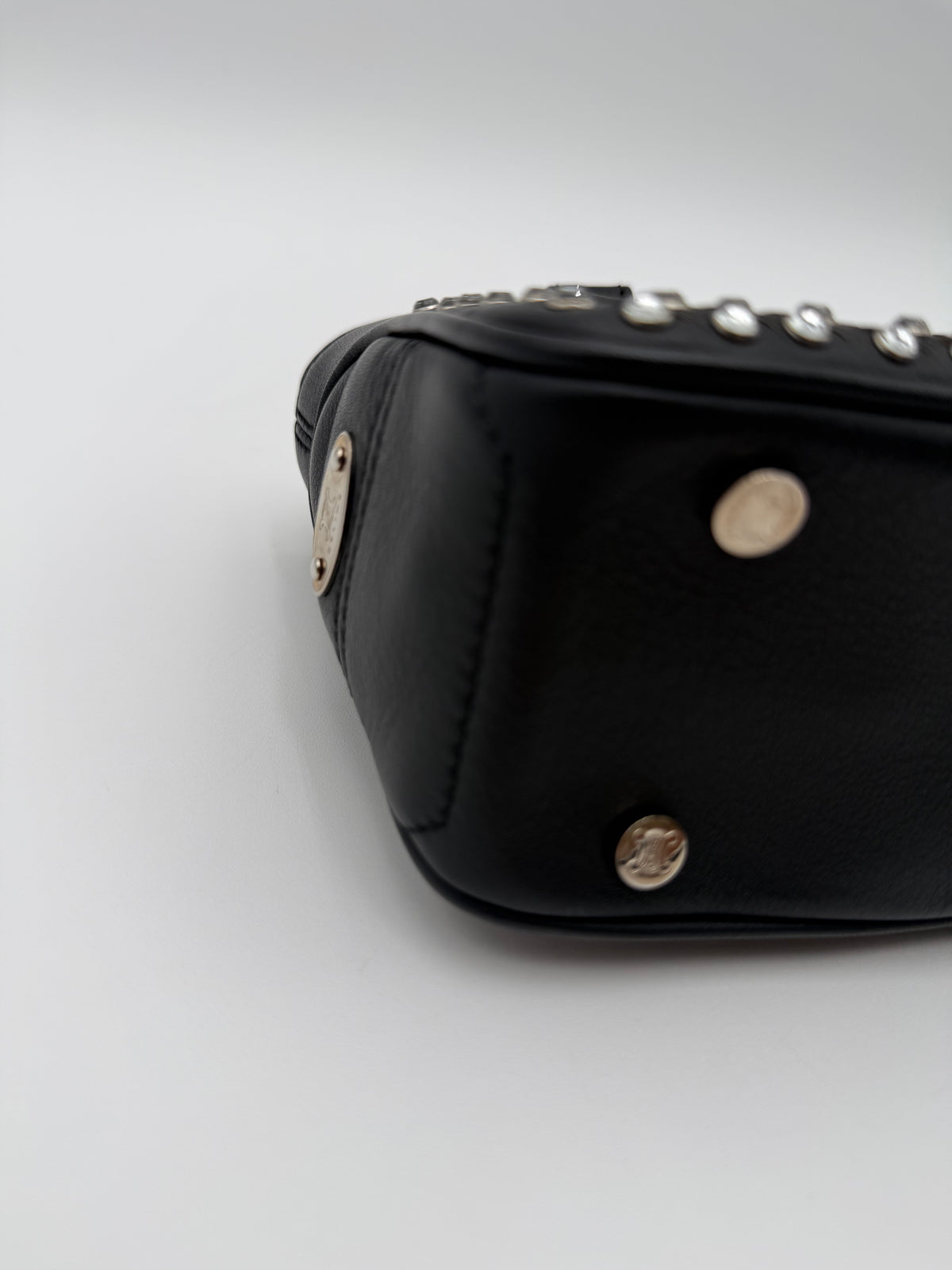 Celine Mini Boogie Edizione Limitata con Cristalli e Borchie Nera