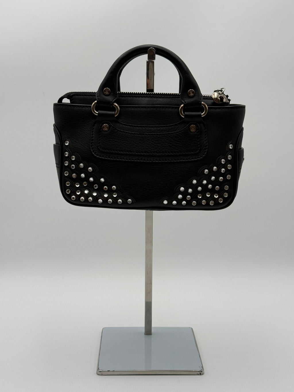 Celine Mini Boogie Edizione Limitata con Cristalli e Borchie Nera