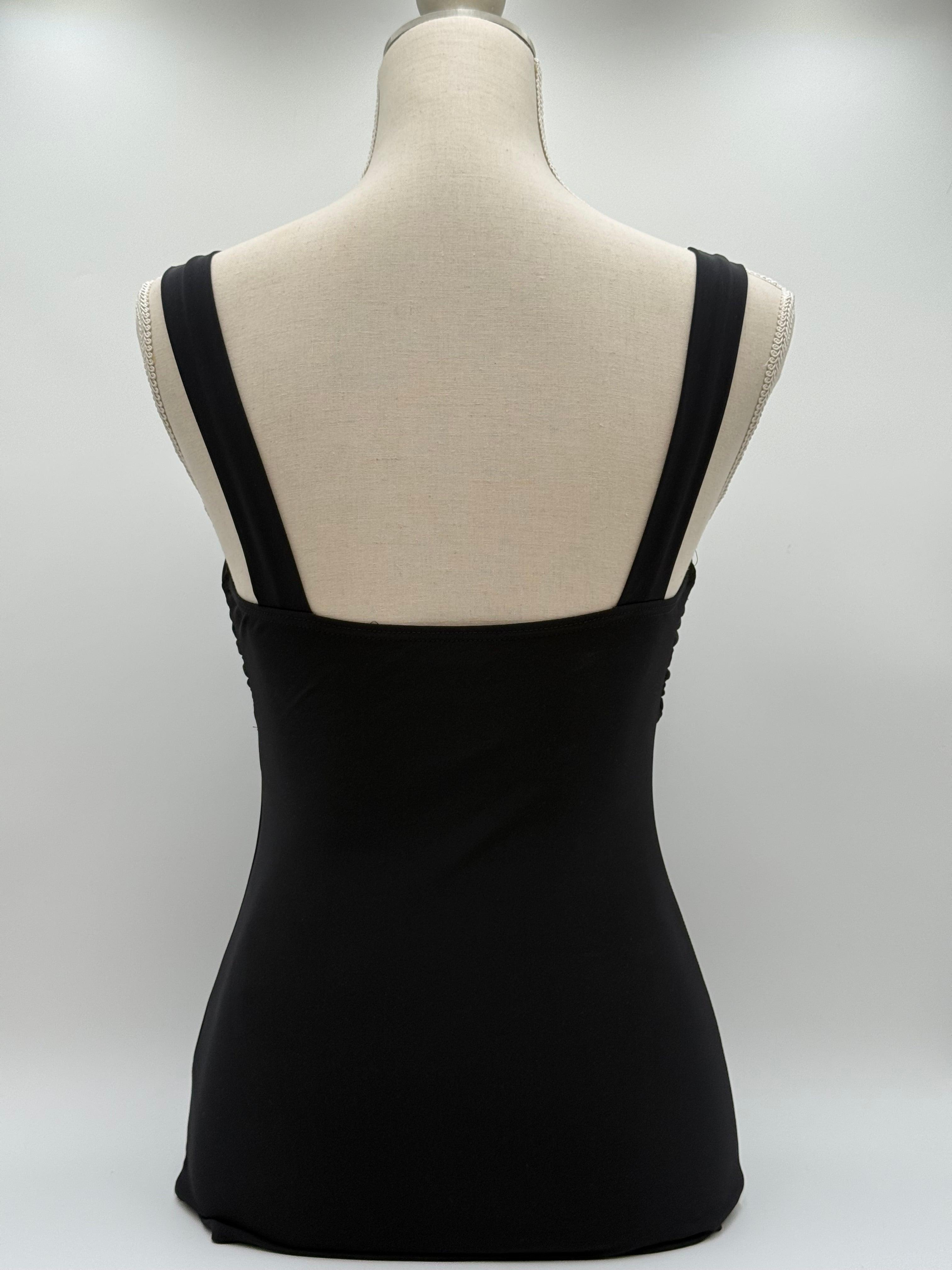 Chanel Costume Intero 1996 Karl Lagerfeld in Lycra Nero - Mercatino di Ninni