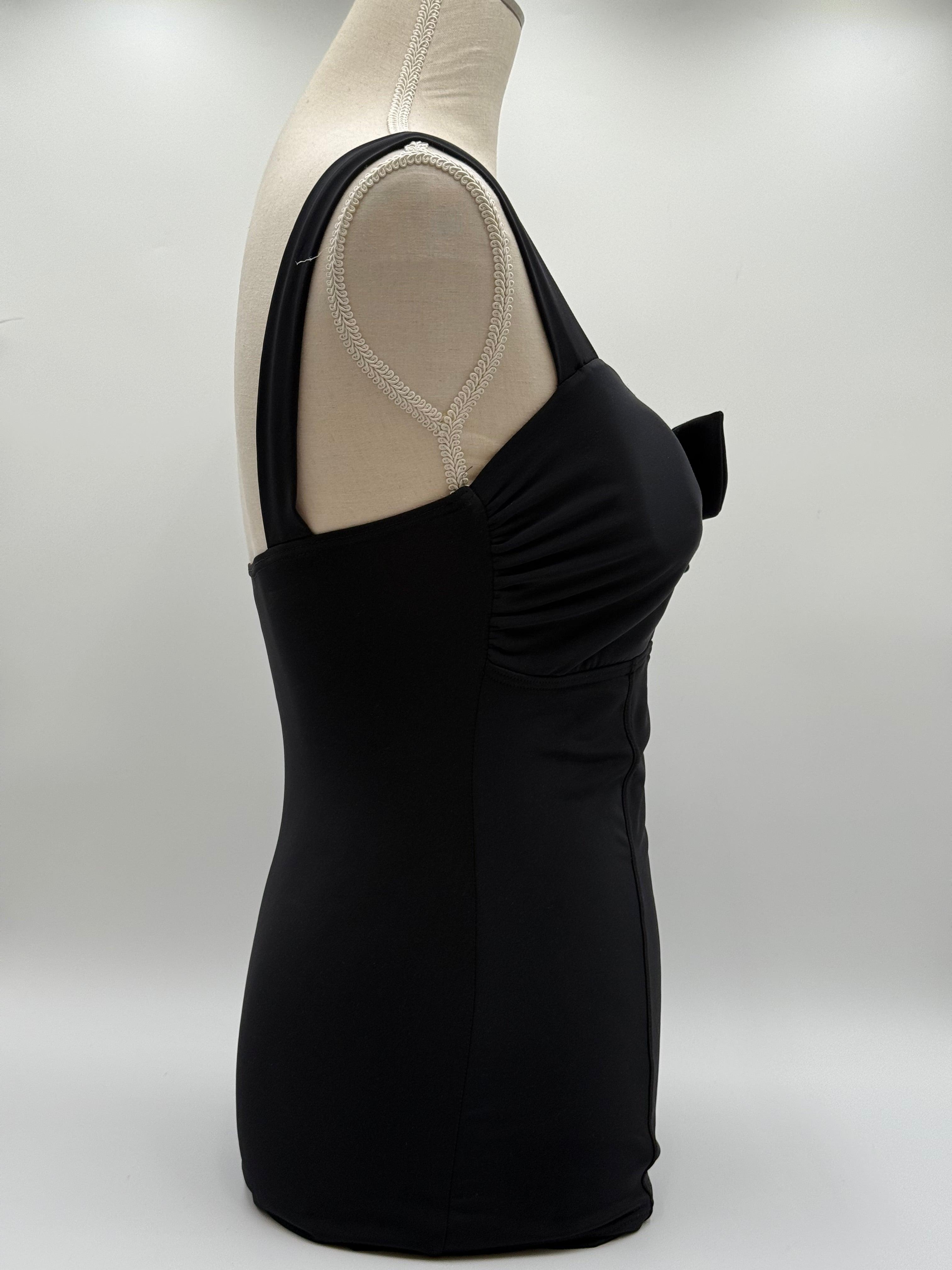 Chanel Costume Intero 1996 Karl Lagerfeld in Lycra Nero - Mercatino di Ninni