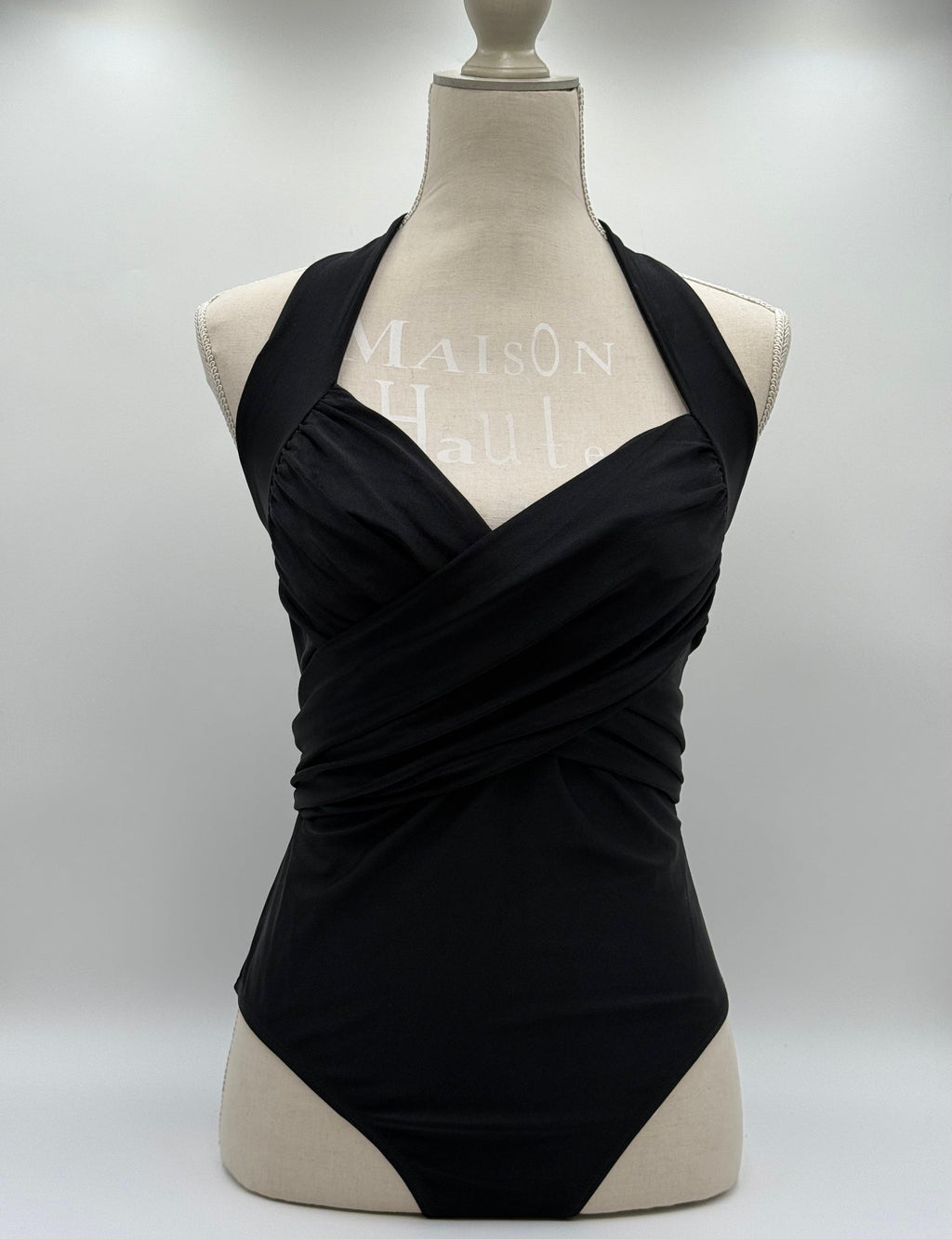 Chanel Costume Intero Vintage by Karl Lagerfeld con Camelia Nero - Mercatino di Ninni
