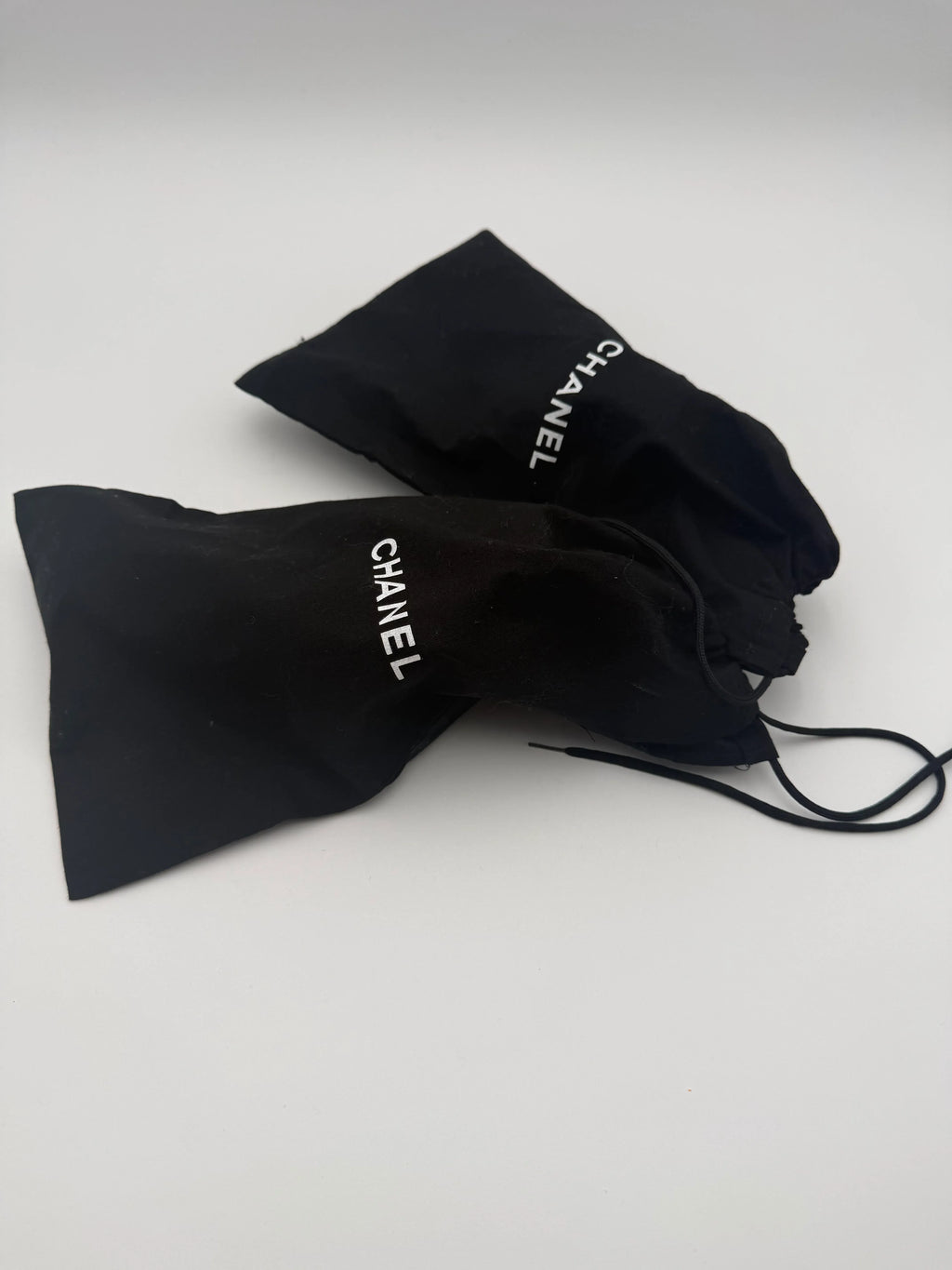 Chanel Dècolletè Mesh e Grosgrain Nero - Mercatino di Ninni