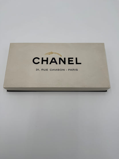 Chanel Spilla Vintage Fiocco Nero in raso di Seta