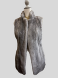 Christian Dior Gilet in Pelliccia di Visone Grigio Christian Dior