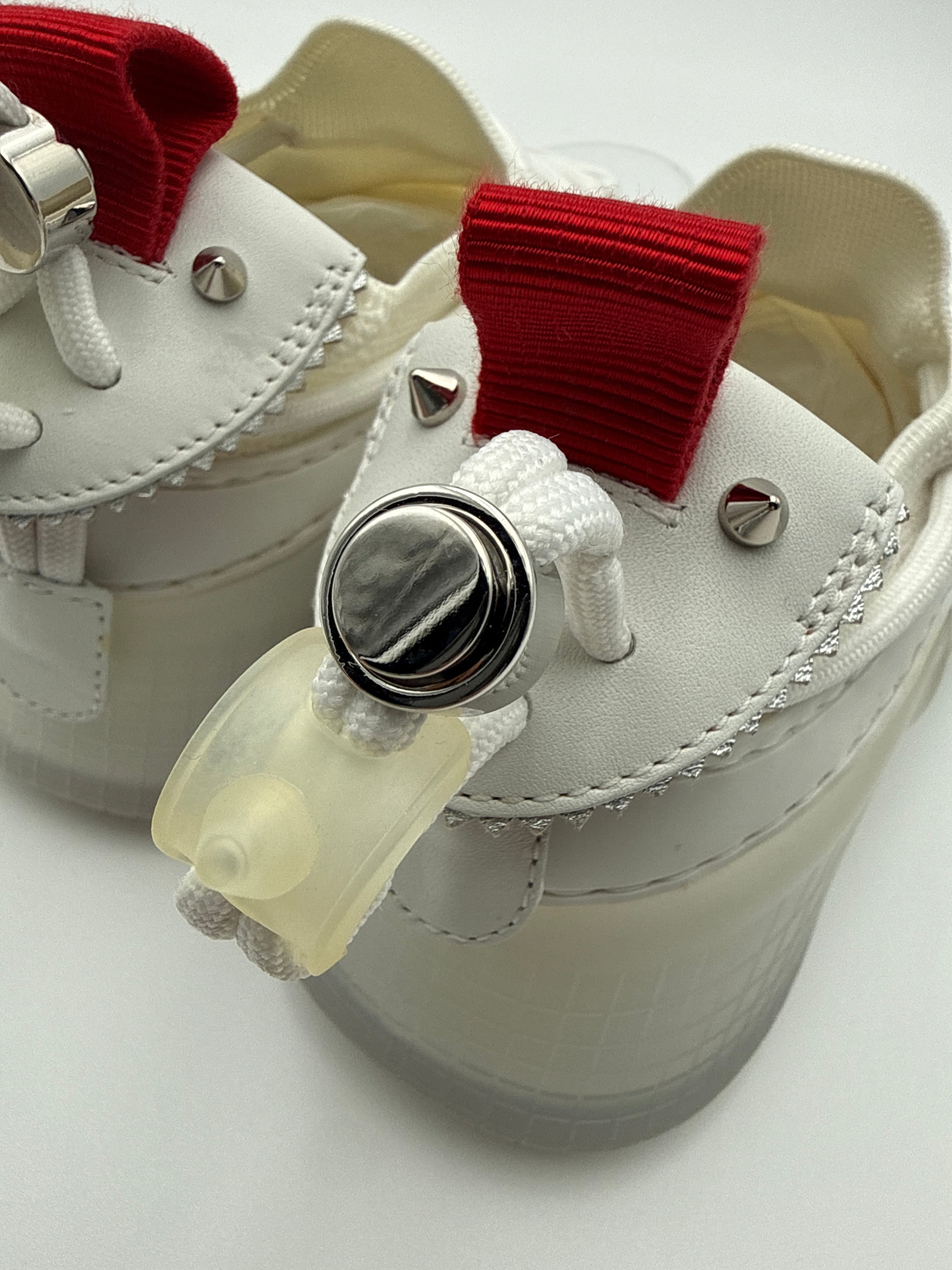 Christian Louboutin Scarpe Sneakers Pelle Bianche Christian louboutin