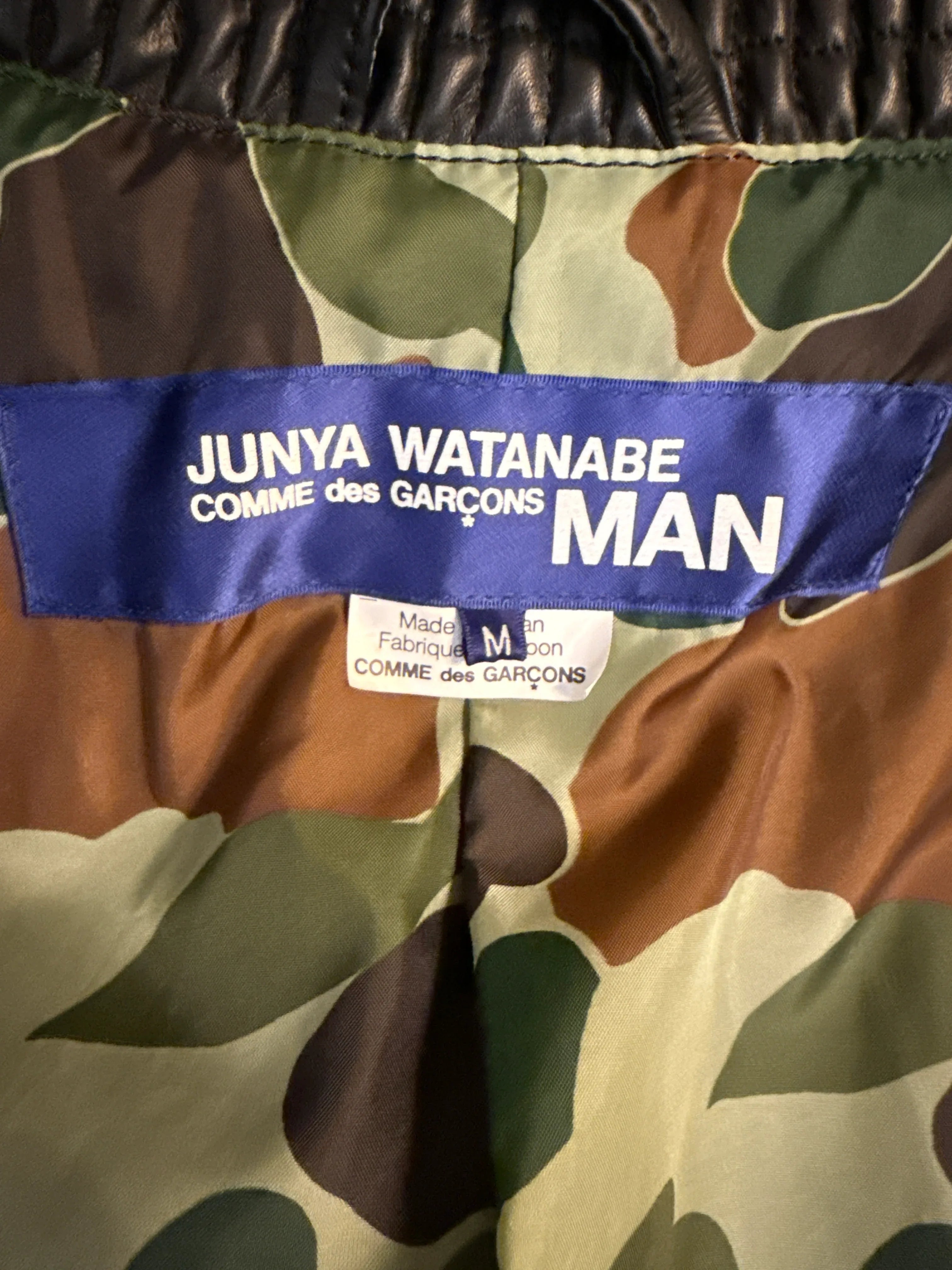 Commes-De-Gar-on-Giacca-Yuma-Watanabe-in-Pelle-Nero-Mercatino-di-Ninni-71336702738781 - Mercatino di Ninni