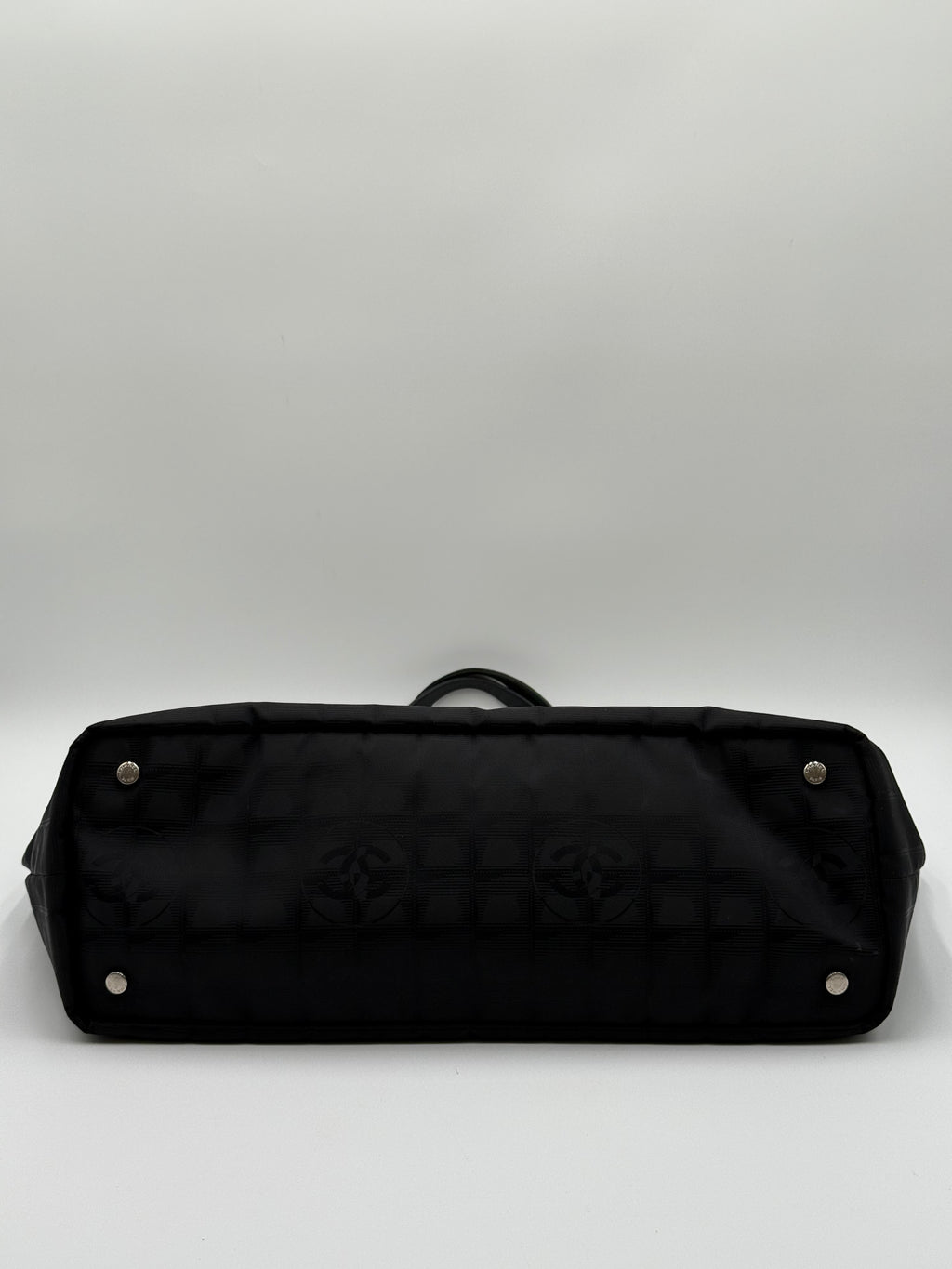 Chanel Borsa Tote Tela Nera