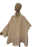 Camicia Jil Sander  Oversize con Maniche a Pipistrello