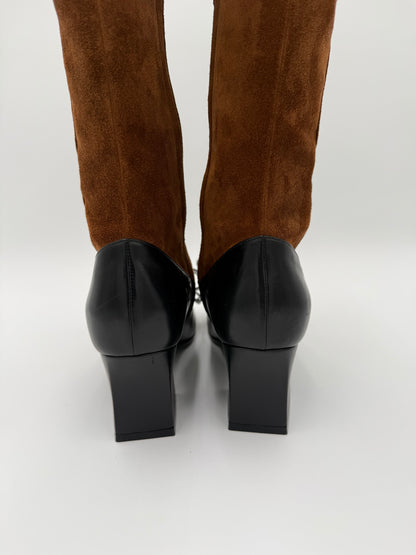 Gucci Stivali Camoscio e Pelle