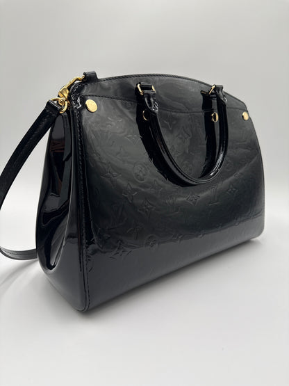 Louis Vuitton Borsa Brea MM Vernice Nera
