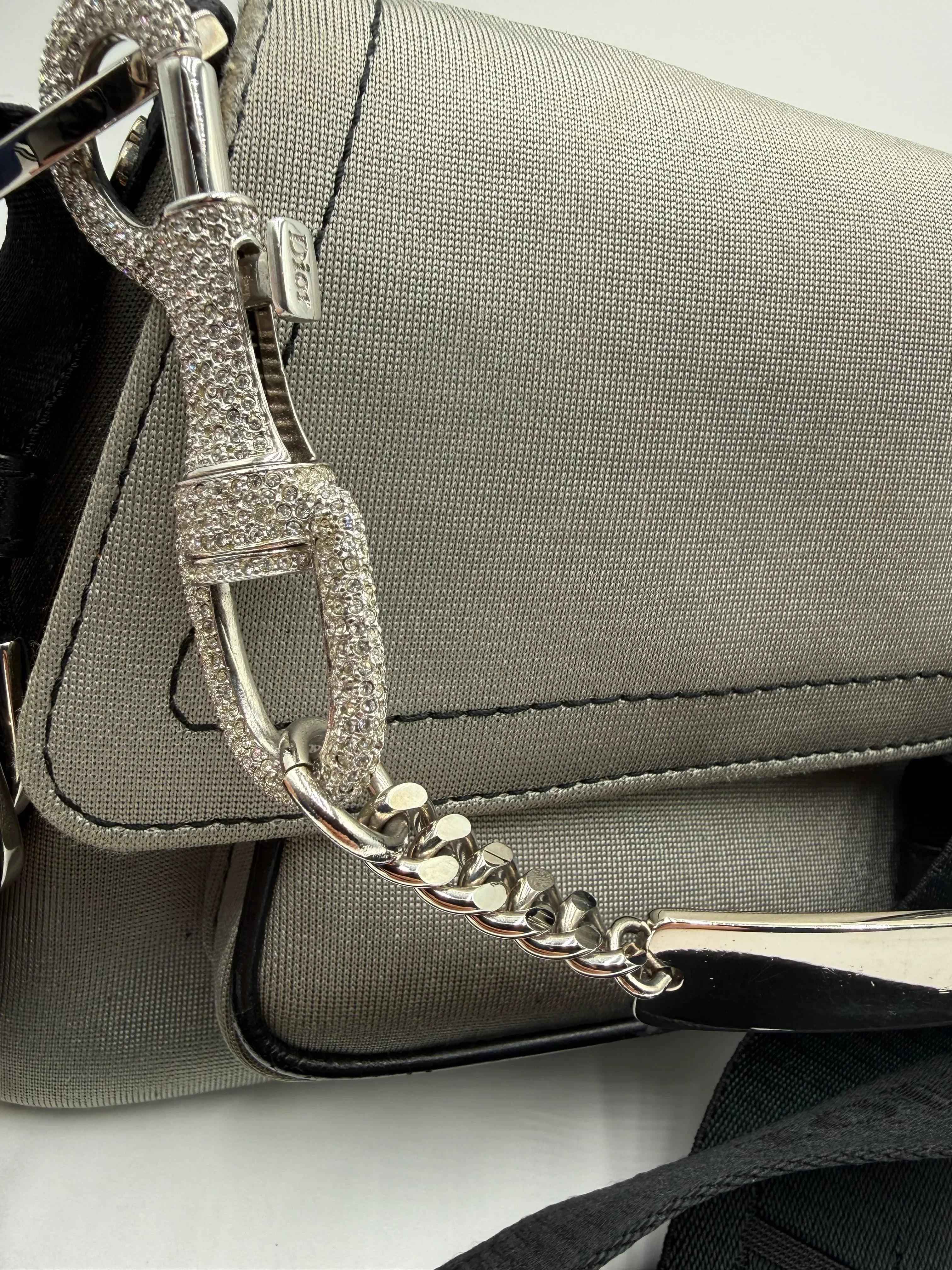Dior Borsa Collezione "Hardcore" by John Galliano in Tela Grigia