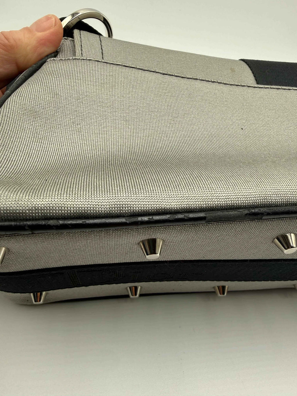 Dior Borsa Collezione "Hardcore" by John Galliano in Tela Grigia