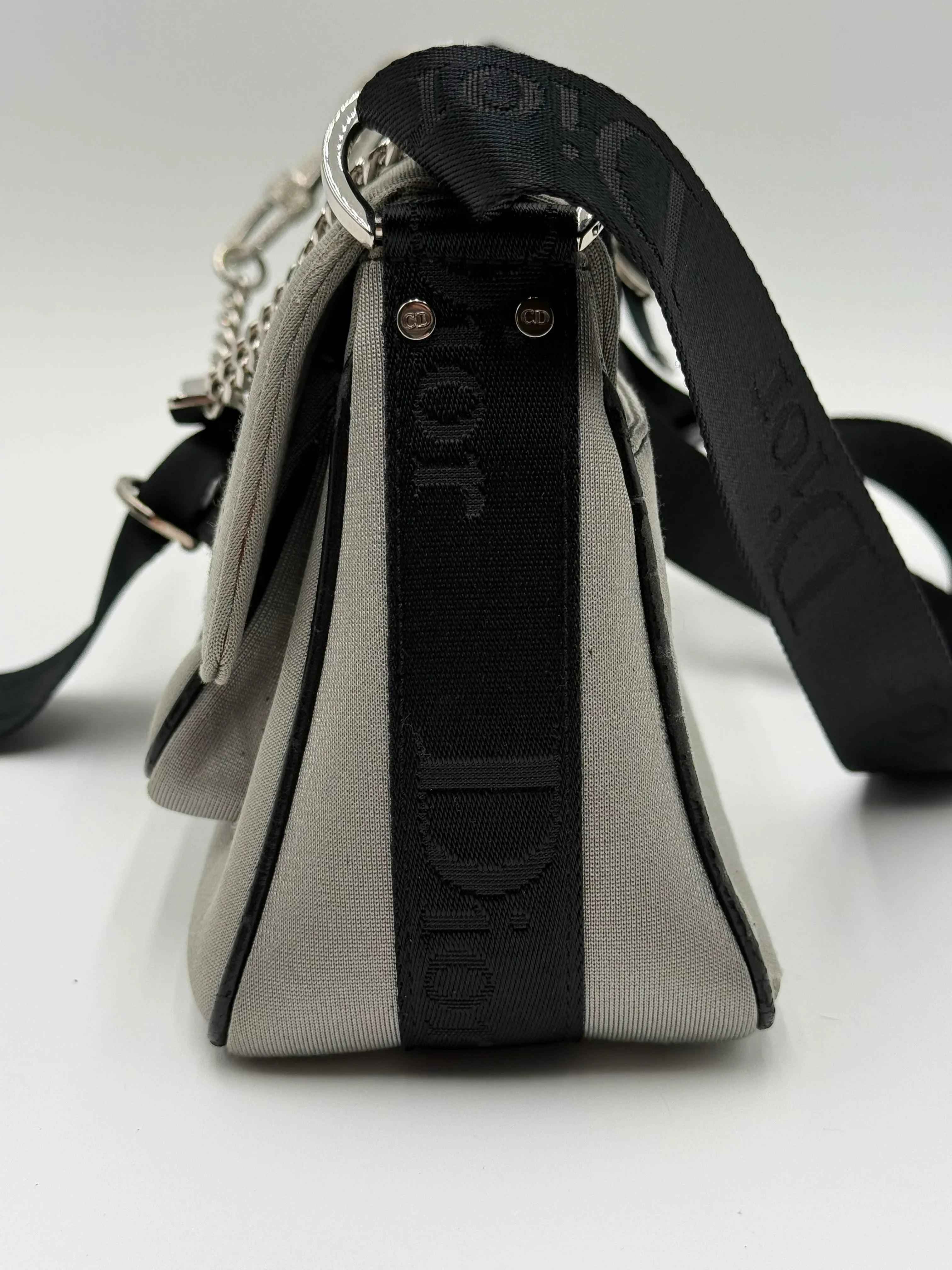 Dior Borsa Collezione "Hardcore" by John Galliano in Tela Grigia