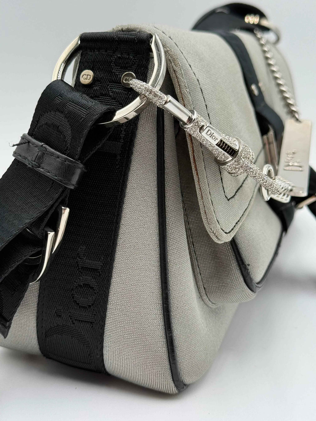 Dior Borsa Collezione "Hardcore" by John Galliano in Tela Grigia